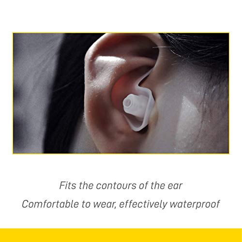 Finis Trainingsgeräte Ear Plug Tapones para los oídos para natación, Unisex, Claro