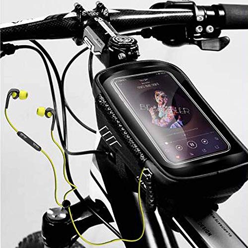 FINSHN Bastidor de la Bicicleta Teléfono Montaje de la Bici Bolsa Impermeable Tubo Ciclismo Frontal Parte Superior de la Bolsa de Manillar de la Bici sostenedor del teléfono de Maletas Grandes Bolsas