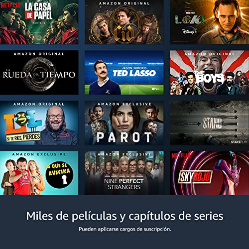 Fire TV Stick con mando por voz Alexa (incluye controles del TV), dispositivo de streaming HD