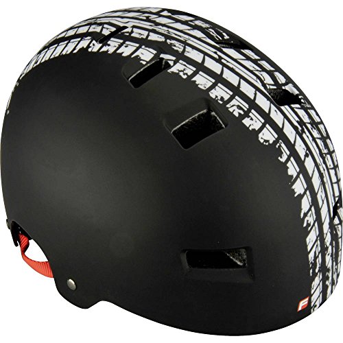 FISCHER BMX Track Casco de Bicicleta, Niños, Negro, Small/Medium