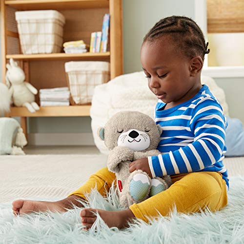 Fisher-Price Nutria Soothe 'n Snuggle - Peluche Relajante Musical - Con Movimiento, Sonidos y Luces Relajantes - Regalo para Bebés de 0+ Meses