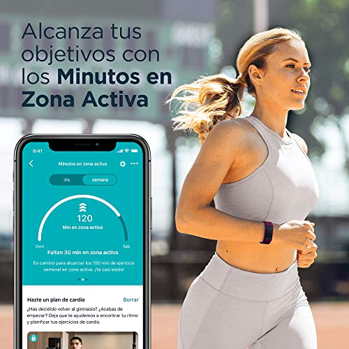 Fitbit Charge 4 Pulsera de actividad premium con GPS integrado, sumergible hasta 50m y 7 dias de batería, Negro Granito - Edición Especial