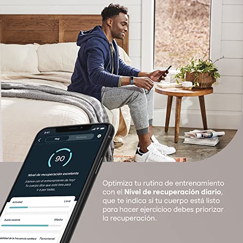 Fitbit Charge 5 Pulsera de actividad con 6 meses de servicio Premium incluidos, hasta 7 días de batería y función, Nivel de recuperación diario