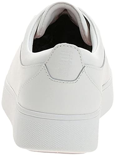 Fitflop Rally Tennis Sneaker-Leather-Updated, Zapatillas sin Cordones Mujer, Urban White, 37 EU