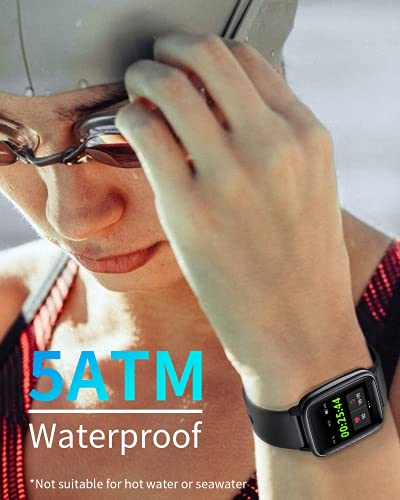 Fitpolo Reloj Inteligente Mujer, Smartwatch Hombre Impermeable IP68 con Pulsómetro, Calorías, Monitor de Sueño, Podómetro Ruta GPS Pulsera Actividad Inteligente Reloj Deportivo para Android iOS