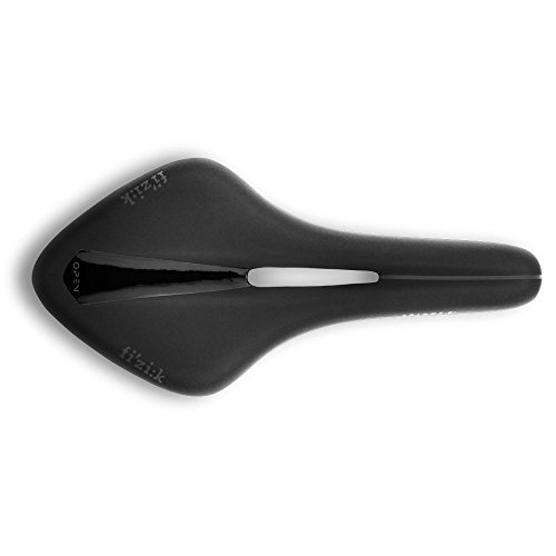 Fizik 70 C0sa03 a02 Arione R1 Abierto Rendimiento sillín de Bicicleta (Fabricado para Serpiente), Negro