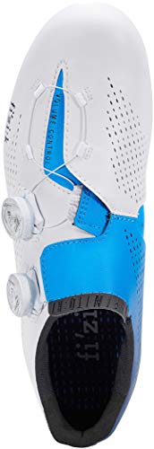 Fizik - Infinito R1 Movistar Team, Zapatillas de Ciclismo Unisex - Adulto, Unisex Adulto, R1INFIN18, Blanco y Azul, 47 EU