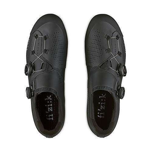 Fizik Infinito X1 - Zapatillas de Ciclismo de Carretera Unisex para Adulto, Color Negro, 38,5