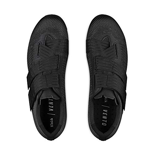 Fizik Powerstrap R2 Aeroweave Zapatillas de Running, Unisex Adulto, Negro, 44 EU