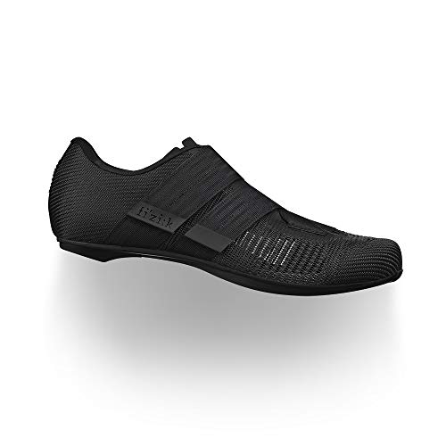 Fizik Powerstrap R2 Aeroweave Zapatillas de Running, Unisex Adulto, Negro, 44 EU