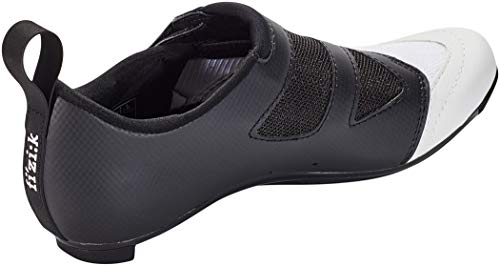 Fizik Powerstrap R4, Zapatillas de Triatlón Unisex Adulto, Blanco/Negro, 41