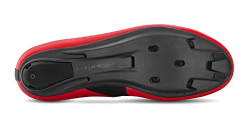 Fizik R1 Infinito, Zapatillas de Ciclismo Unisex, Hombre, Zapatillas de Ciclismo, R1INFIN18-3010-39, Rojo y Negro, 38,5