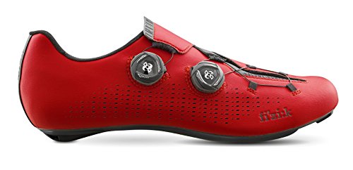 Fizik R1 Infinito, Zapatillas de Ciclismo Unisex, Hombre, Zapatillas de Ciclismo, R1INFIN18-3010-39, Rojo y Negro, 38,5