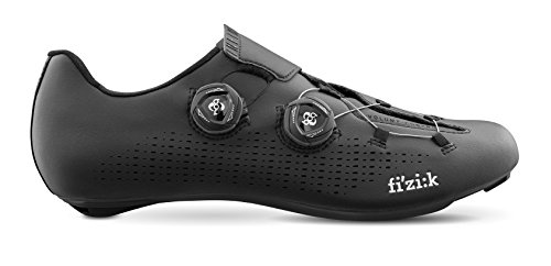 Fizik R1 Infinito, Zapatillas de Ciclismo Unisex, Unisex Hombre, Zapatillas de Ciclismo, R1INFIN18-1010-37, Negro, 37 UE