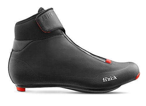 Fizik R5 Artica, Zapatillas de Ciclismo para Hombre, Hombre, Zapatillas de Ciclismo, R5ARTIC18-1010-46, Negro, 13.5 UK