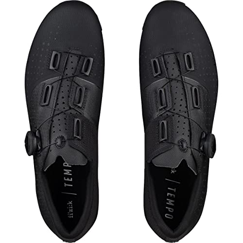 Fizik Tempo Overcurve R4 - Zapatillas de Ciclismo Unisex para Adultos, Color Negro, Talla 36