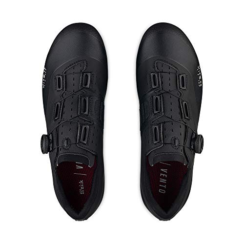 Fizik X3 Overcurve, Zapatillas de Bicicleta Unisex Adulto, Negro, 45 EU