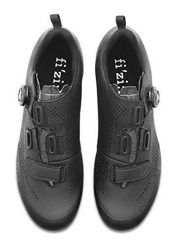 Fizik X5 Terra Calzado De Ciclismo, Negro, Talla 41.5