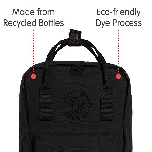 Fjällräven 23549 Mochila tipo casual, Negro (550/Black), 29 x 20 x 13 cm, talla única