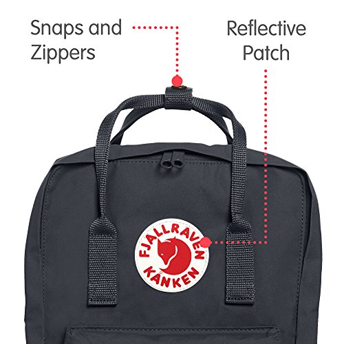 Fjällräven 27171 2018 - Mochila tipo casual para portátil de hasta 13", 13 Litros, Gris (Graphite), 23 x 16 x 35 cm