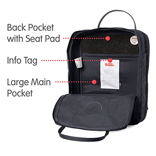 Fjällräven 27171 2018 - Mochila tipo casual para portátil de hasta 13", 13 Litros, Gris (Graphite), 23 x 16 x 35 cm