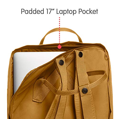 Fjallraven Kånken Laptop 17" Backpack, Unisex Adulto, Acorn, OneSize
