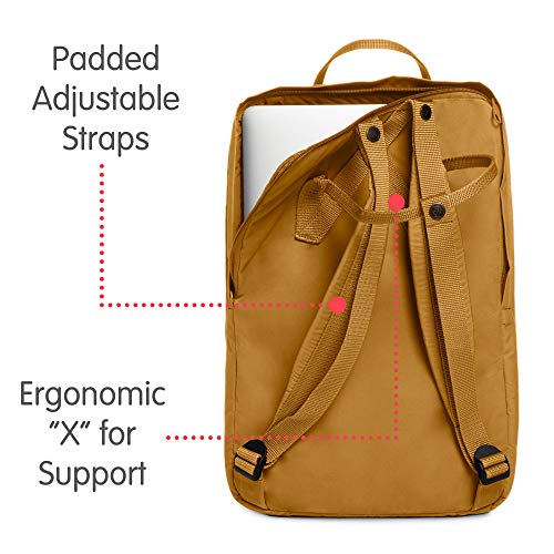 Fjallraven Kånken Laptop 17" Backpack, Unisex Adulto, Acorn, OneSize