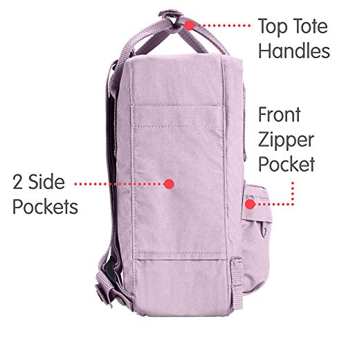 FJALLRAVEN Kanken Mini Sports Backpack, Unisex-Adult, Pastel Lavender, One Size