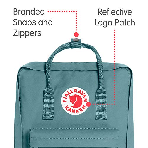 Fjällräven Kånken Mochila de senderismo, Unisex Adulto, Azul (Sky), 38 x 27 x 13 cm (H x W x L), 16.0 L