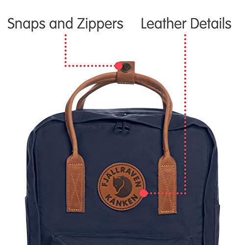 Fjällräven Kånken No 2 Laptop 15, Mochila Unisex, Azul (Navy), Talla única