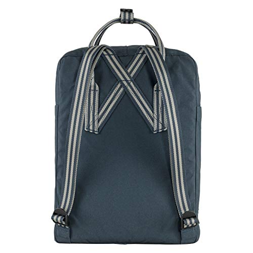 Fjallraven Kanken Sports Backpack, Unisex-Adult, Navy-Long Stripes, One Size