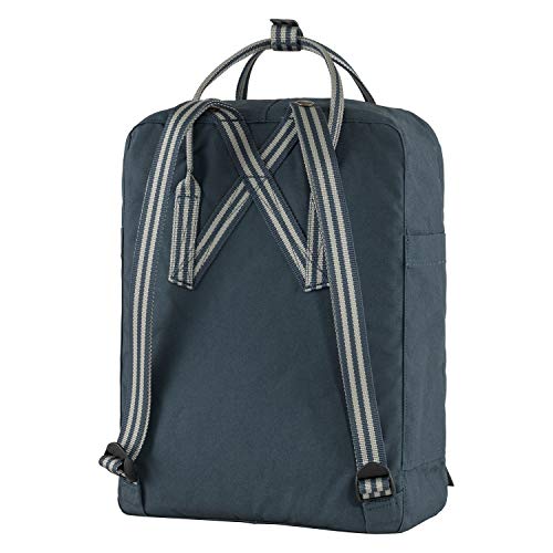 Fjallraven Kanken Sports Backpack, Unisex-Adult, Navy-Long Stripes, One Size