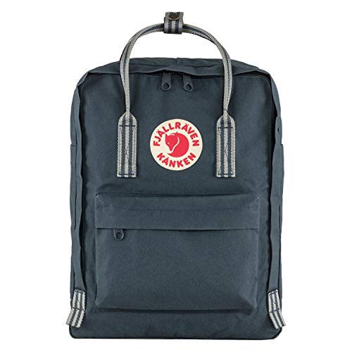 Fjallraven Kanken Sports Backpack, Unisex-Adult, Navy-Long Stripes, One Size