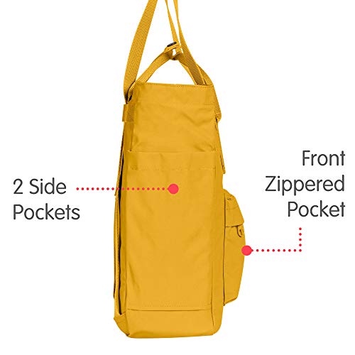 Fjallraven Kånken Totepack Sports Backpack, Unisex-Adult, Ochre, One Size