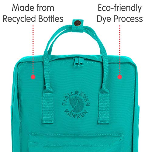 Fjallraven Re-Kånken Backpack, Unisex Adulto, Emerald, OneSize