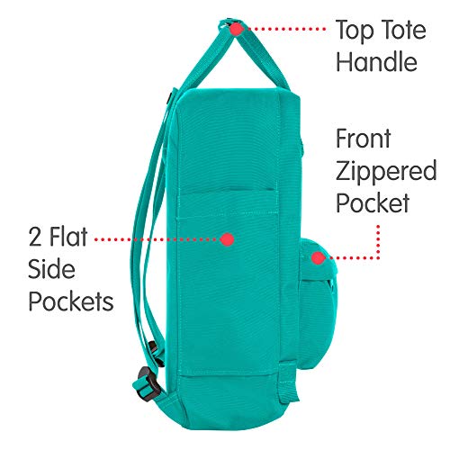 Fjallraven Re-Kånken Backpack, Unisex Adulto, Emerald, OneSize