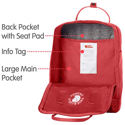 Fjallraven Re-Kånken Backpack, Unisex Adulto, Red, Talla Única