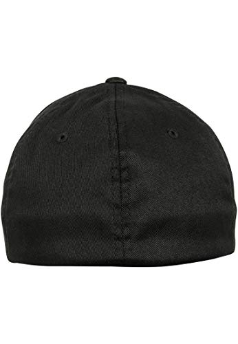 Flexfit 3-Tone Yupoong, Gorro, Rojo, Blanco y Negro, S-M para Hombre