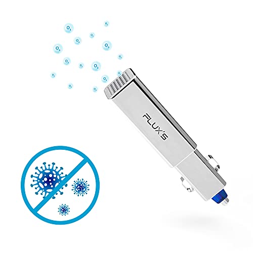 FLUX'S - Purificador de Ozono para Coche con Ionizador, Elimina Virus, Bacterias y Mal Olor en el Vehículo
