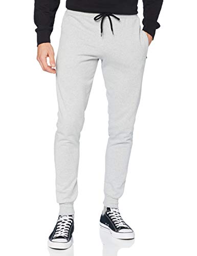 FM London Hyfresh Slim Fit, Pantalones deportivos Hombre, Gris (Grey 15), Large