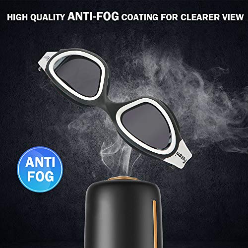 Focevi gafas de natacion Unisex Adulto/hombre/niña/mujer Anti-vaho Protección UV sin Fugas gafas de piscina/gafas de natación