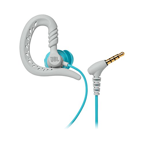 Focus 300 - Auriculares con diseño Deportivo (Tipo intraural, Resistente al Sudor, micrófono, 20-20000 Hz), Color Azul/Gris