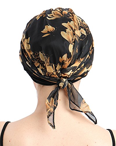 FocusCare Soft Womens Turbante Bandana Cabeza Envolver para el cáncer 100% bambú Fresco