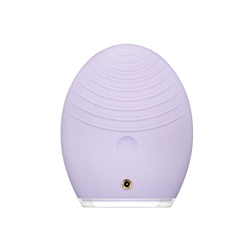 FOREO LUNA 3, cepillo de limpieza facial y masaje reafirmante para piel sensible, ultra higiénico, 16 intensidades, 650 usos por carga USB, conexión por app, impermeable, 2 años de garantía