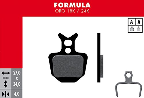 Formula Oro 18K 24K - Pastillas de Freno estándar, Color Negro