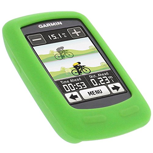 foto-kontor Funda para Garmin Edge 800 Edge 810 Protectora Silicona Carcasa protección Verde