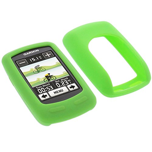 foto-kontor Funda para Garmin Edge 800 Edge 810 Protectora Silicona Carcasa protección Verde