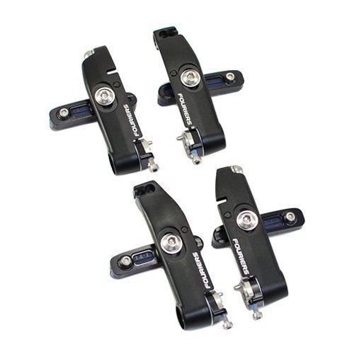 Fouriers BR-S005 Direct Mount Aero V-Brake Set, delantero y trasero, para Giant Propel, negro, DS1100