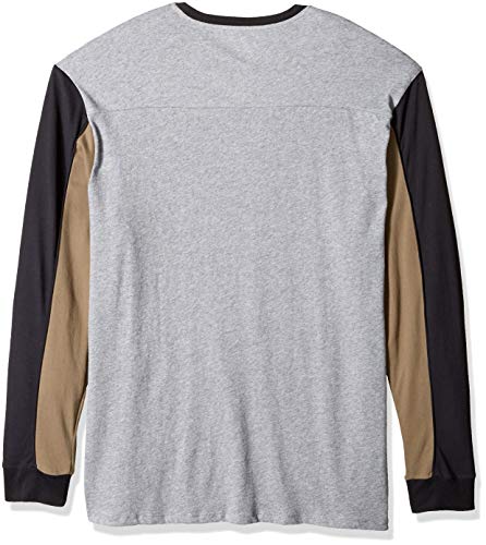 Fox Airline TruDri Camiseta de manga larga para hombre, corte moderno, gris jaspeado, talla M