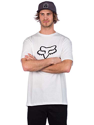 Fox Legacy Head Ss Tee Optical White